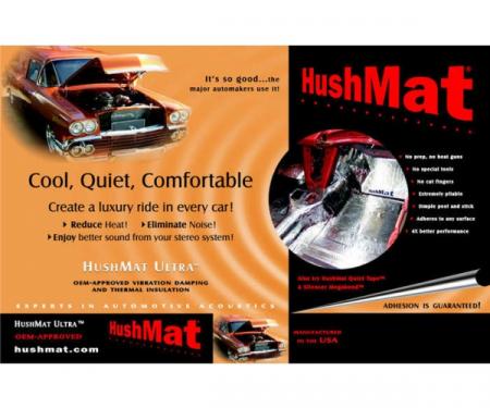 Hushmat Ultra Insulation, Floor Pan, For Chevelle, 1964-1967