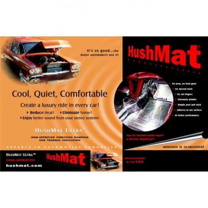 Hushmat Ultra Insulation, Floor Pan, For Chevelle, 1964-1967