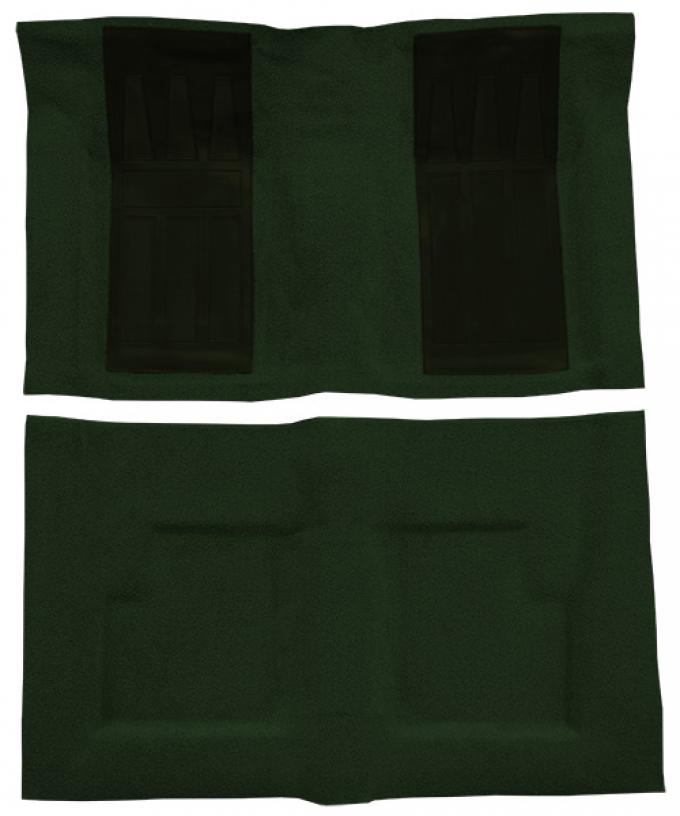 ACC 1969-1971 Ford Torino GT 2DR Convertible Auto with 2 Dark Green Inserts Loop Carpet